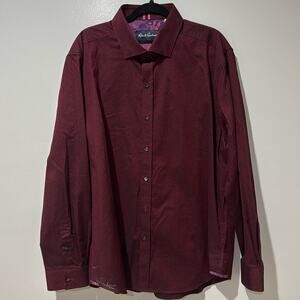 Robert Graham Men's Dress Shirt Resort Travel Vacation Luxury 3XL